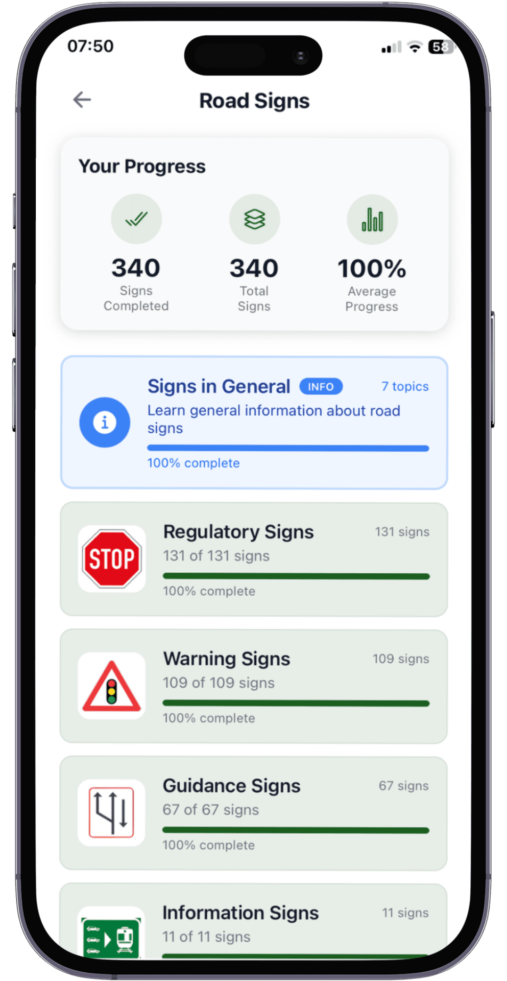 Road signs